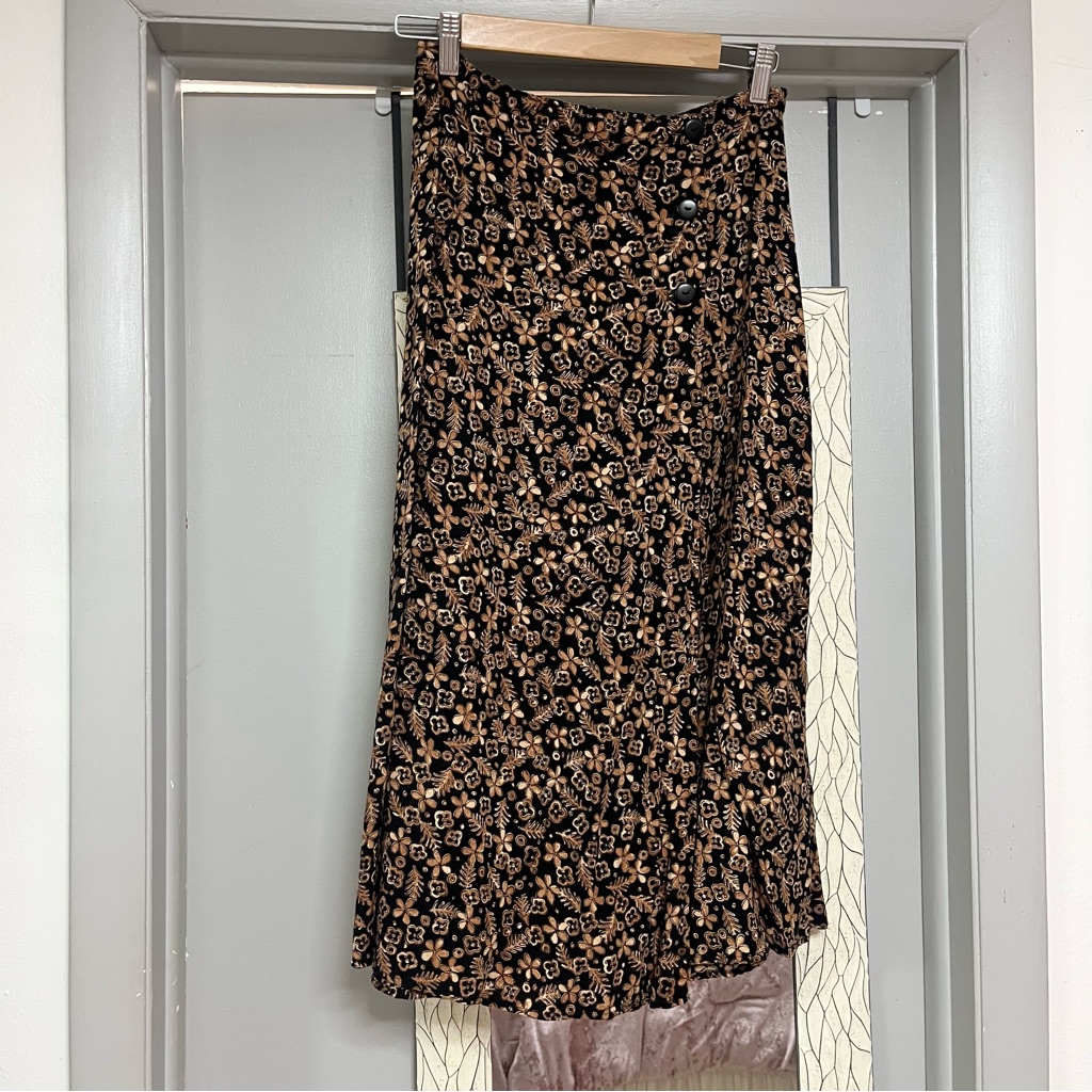 Coldwater Creek Flowy Wrap Skirt